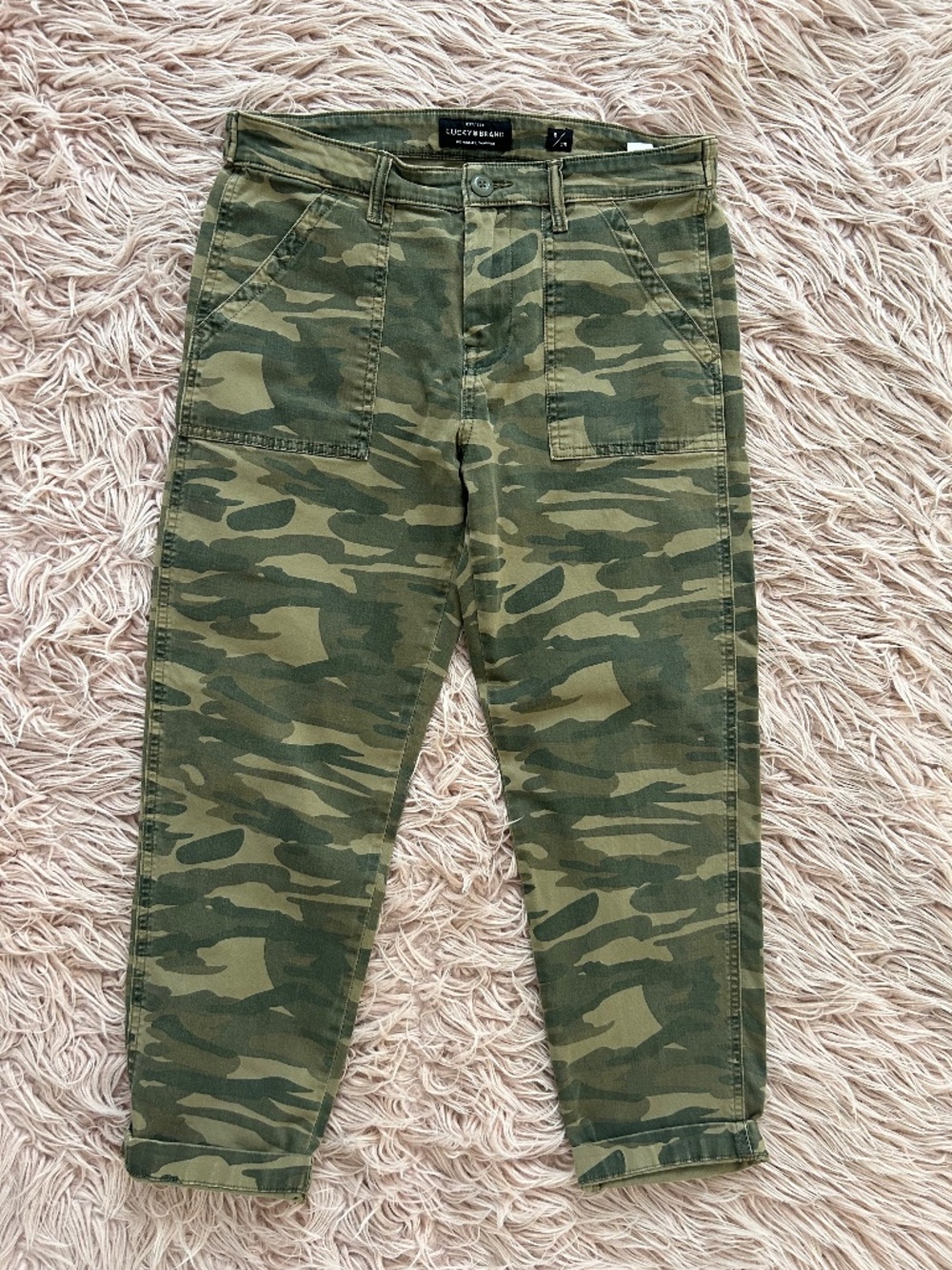 Lucky Brand Camo Capri Pants